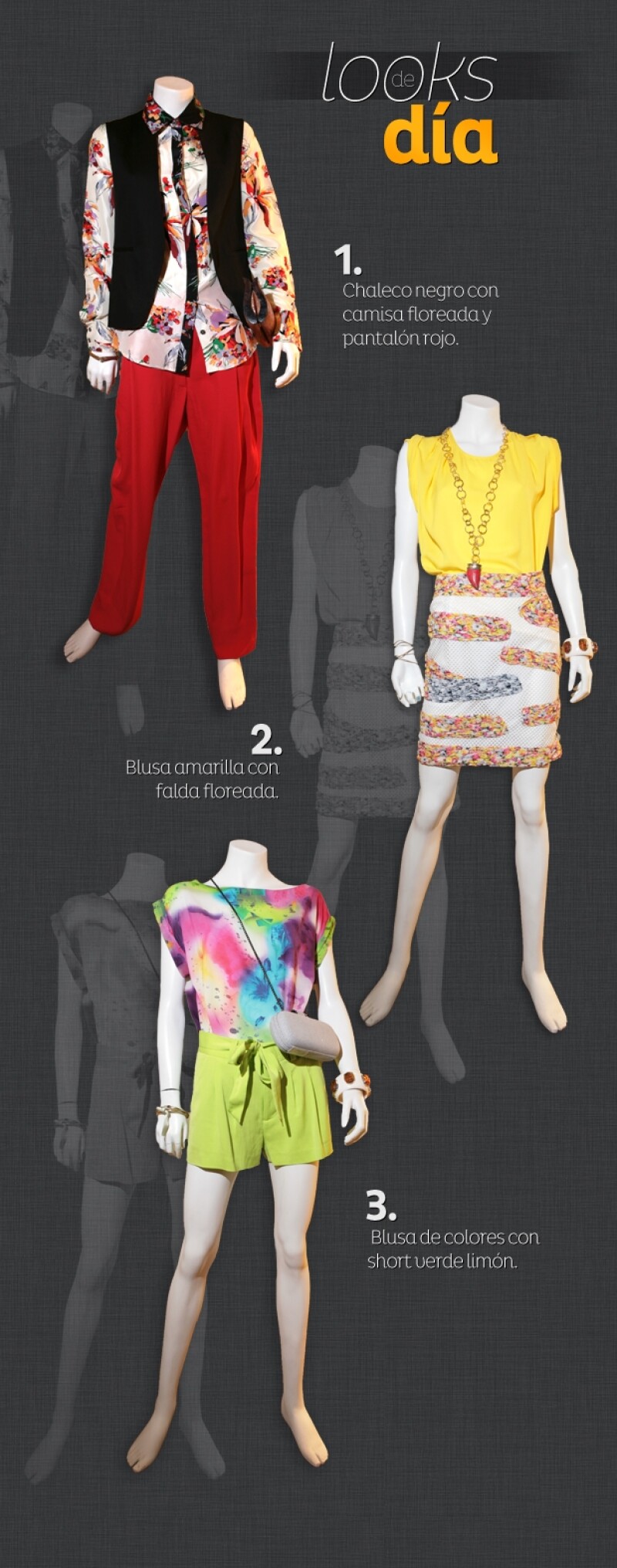 Estampados florales, shorts y blusas holgadas con transparencias son las mejores opciones para lucir por la mañana.