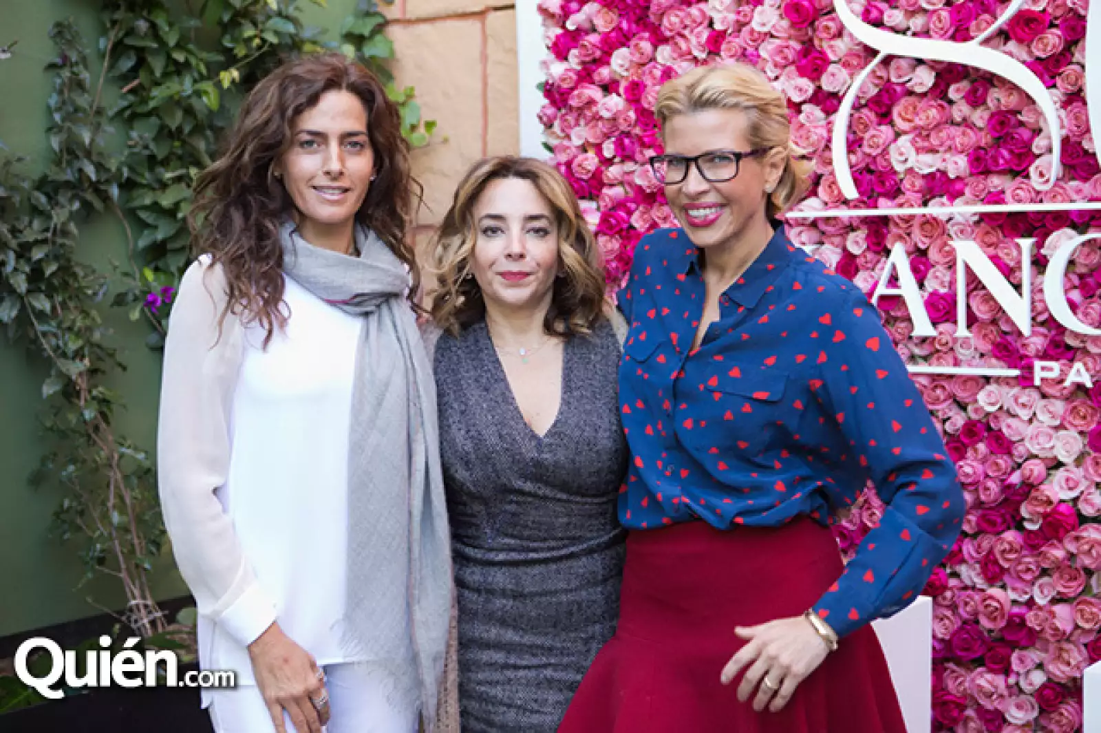 Paola Saad, Luisa Serna y Beatriz Pasquel