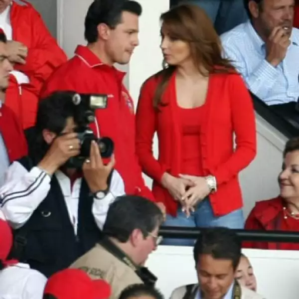 Enrique Peña Nieto y Angélica Rivera.