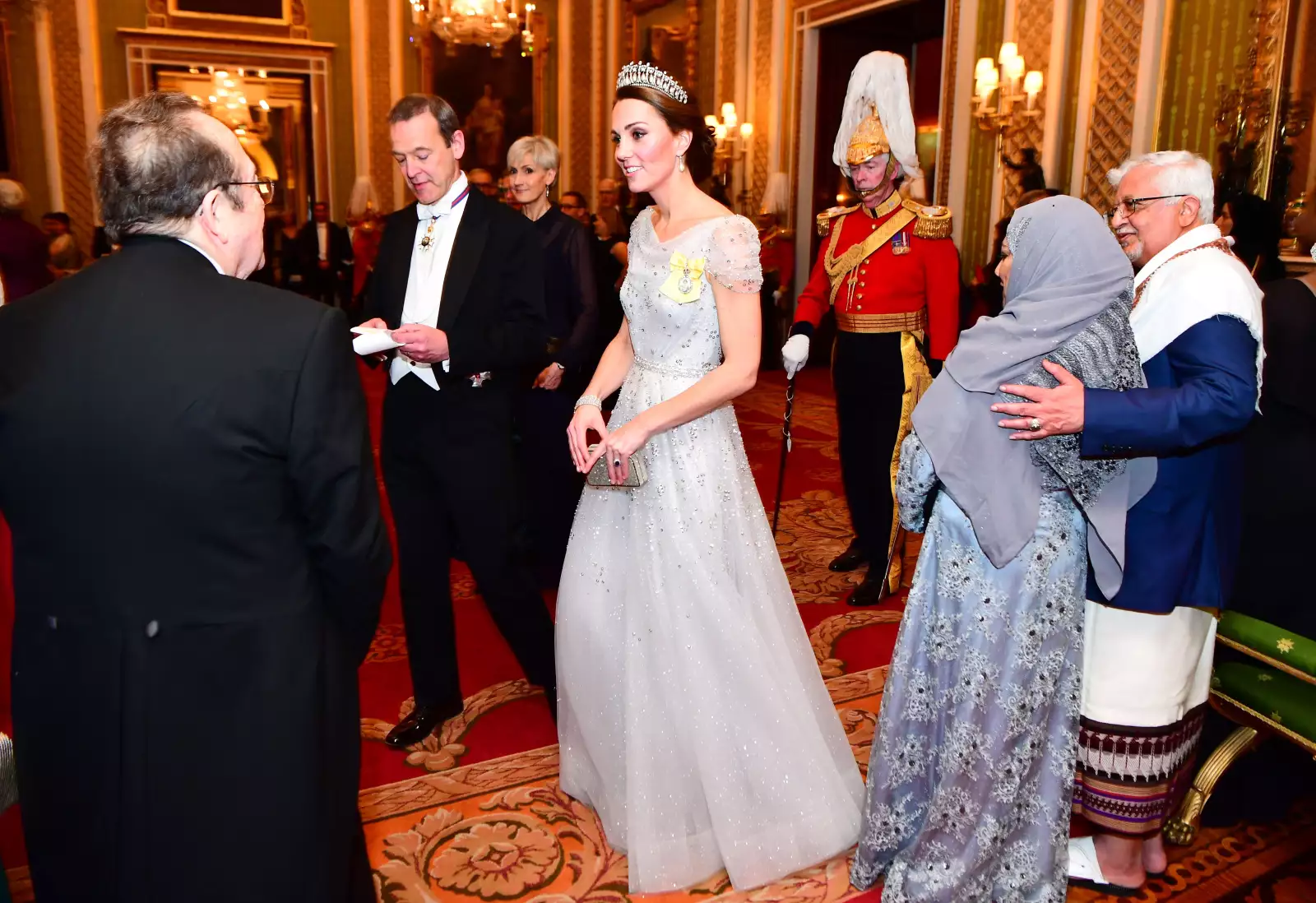Diplomatic Corps evening reception, London, UK - 04 Dec 2018