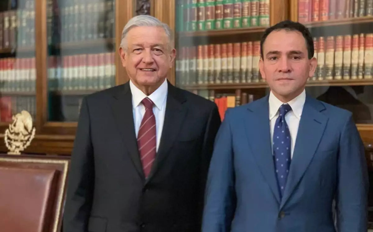 Andrés Manuel López Obrador y Arturo Herrera Gutiérrez
