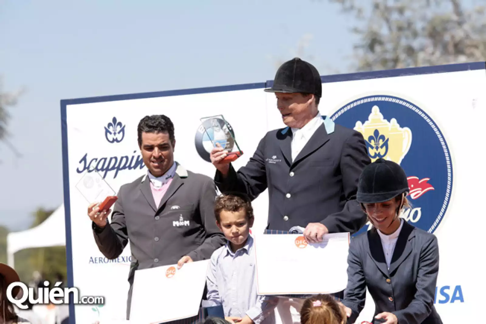 Nicolás Pizarro, Fedrico Fernández y Paola Ameli
