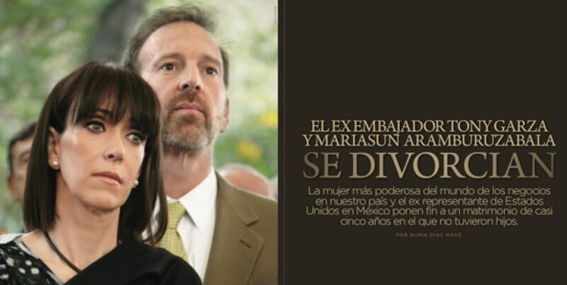 La mujer más poderosa del mundo de los negocios en nuestro país y el ex embajador de Estados Unidos en México ponen fin a un matrimonio de casi cinco años.