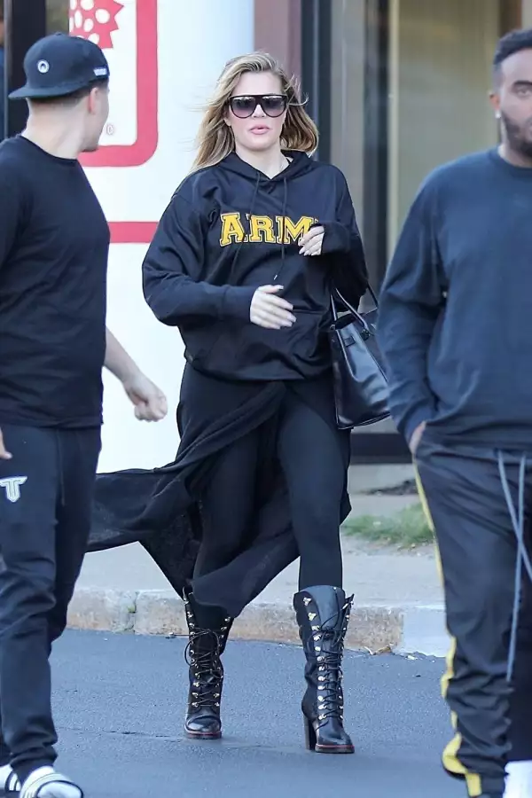 Khloé Kardashian y su novio Tristan Thompson