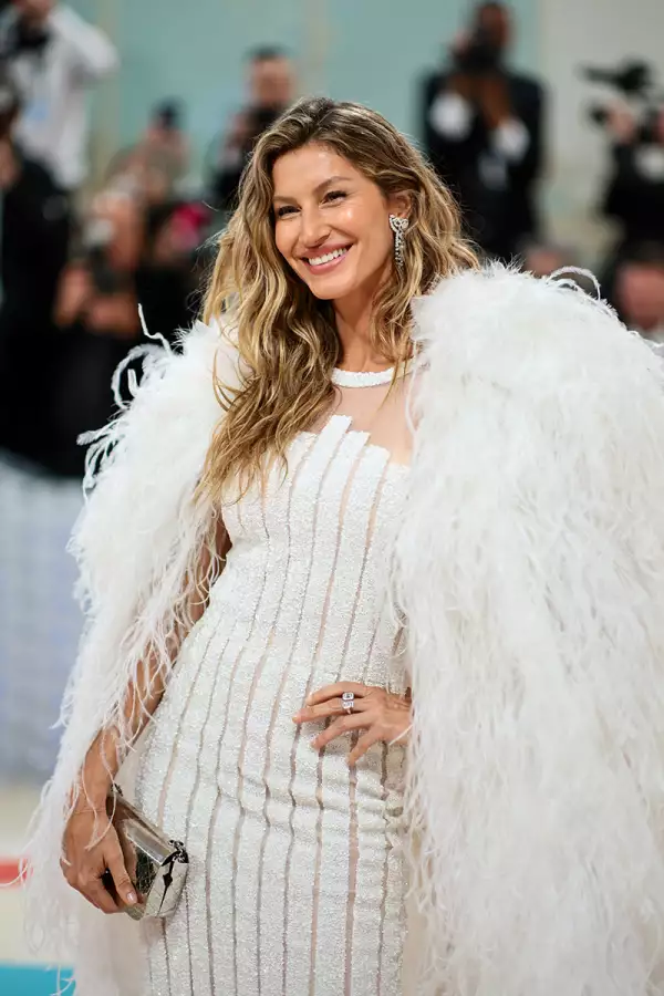 La supermodelo brasileña Gisele Bündchen en la Met Gala