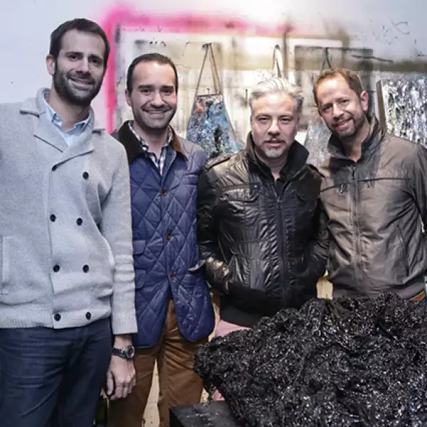 Ricardo Caprarolo, Diego Ferrer, Rafa Pineda y Eithel García