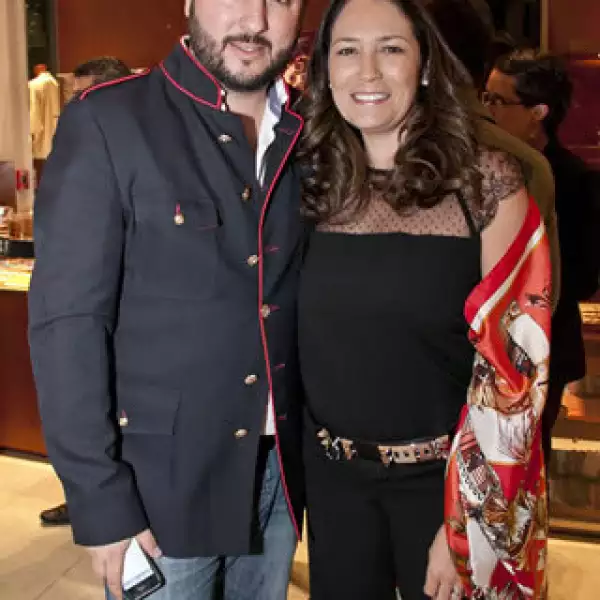 Víctor Martínez e Iveth Lagos