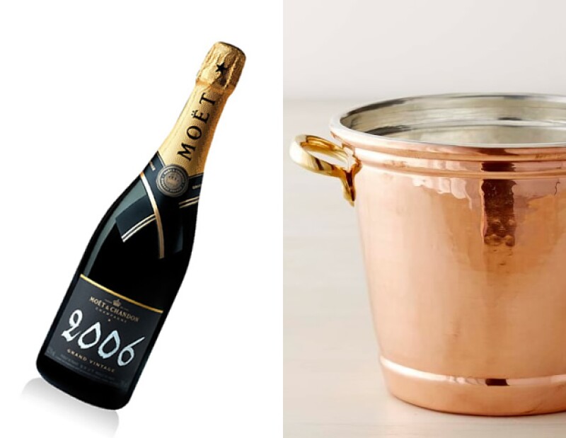 Una botella de champagne es la mejor opción para celebrar el año nuevo.