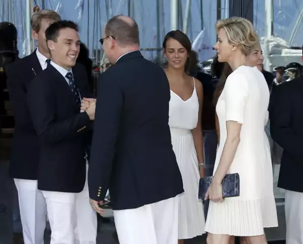 Alberto convivió con Louis y Pauline Ducruet, hijos de Estefanía de Mónaco.
