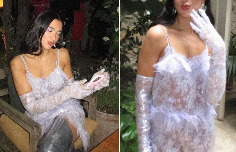 Dua Lipa vestido boda