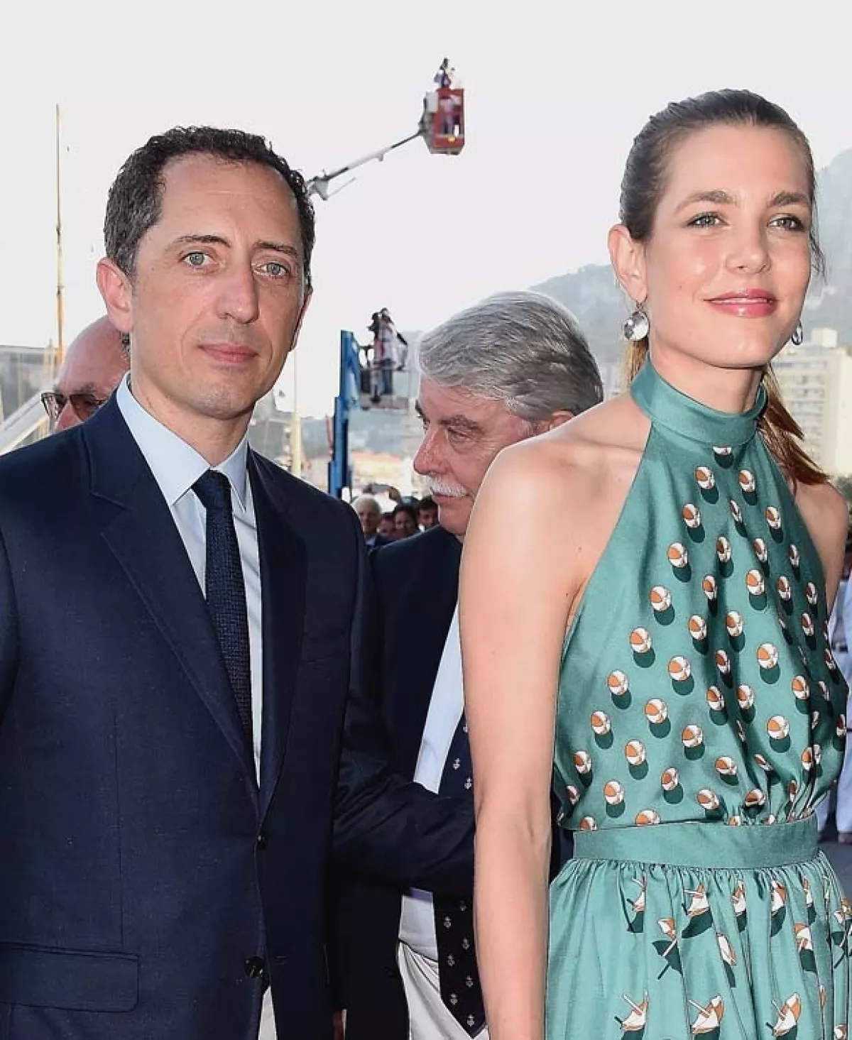 Así se veían Gad Elmaleh y Carlota en junio de este año.