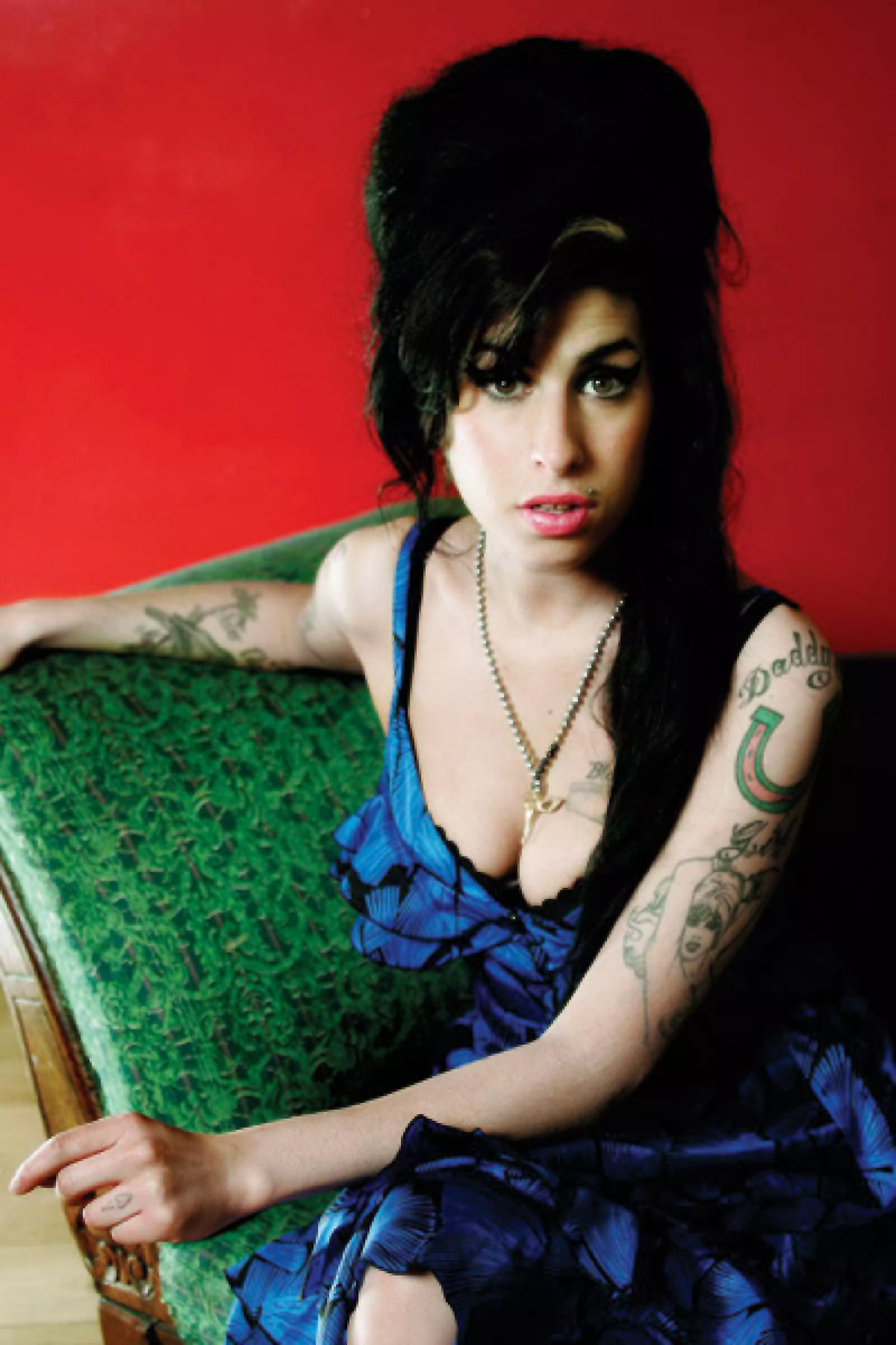 2008, 24 años. En este tiempo Amy estaba en los cuernos de la luna con cinco premios Grammy.