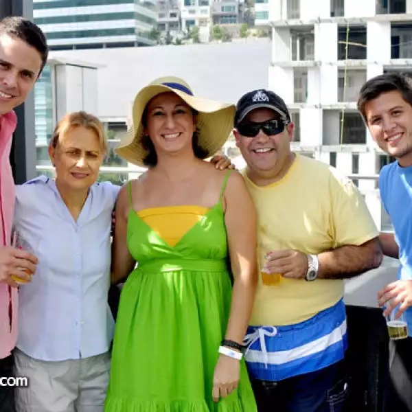Ángel Caballero, Romi Haro, Laura de Villaseñor, Fernando Villaseñor y Daniel Espinosa