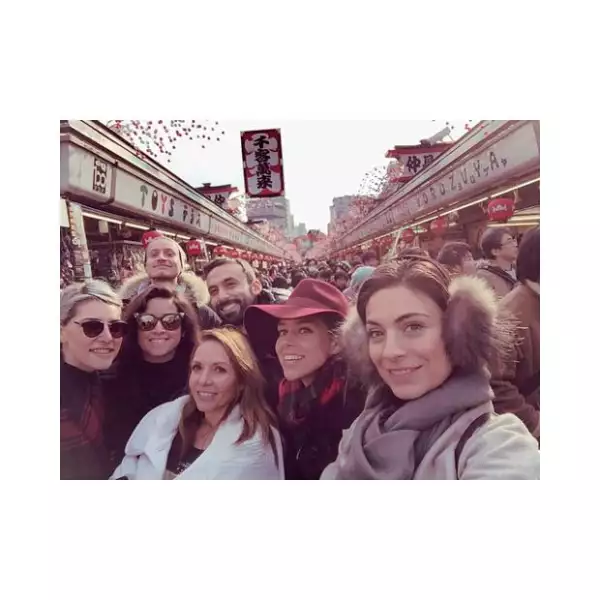 Selfie en Tokio.
