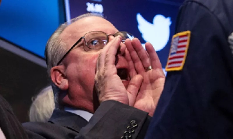 En su debut en el mercado el rendimiento de las acciones de Twitter fue de 72.7% (Foto: Getty Images)