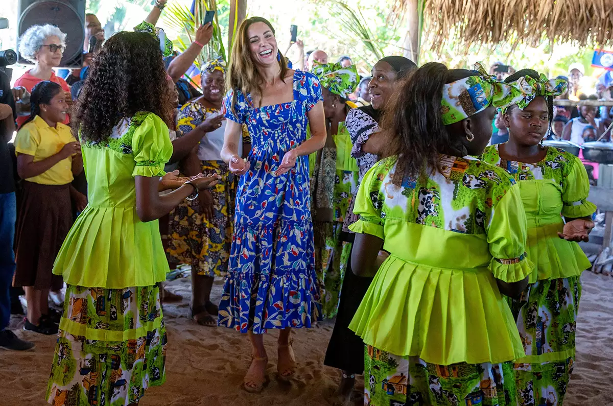 Catherine Duchess of Cambridge and Prince William Royal visit to the Caribbean - 20 Mar 2022