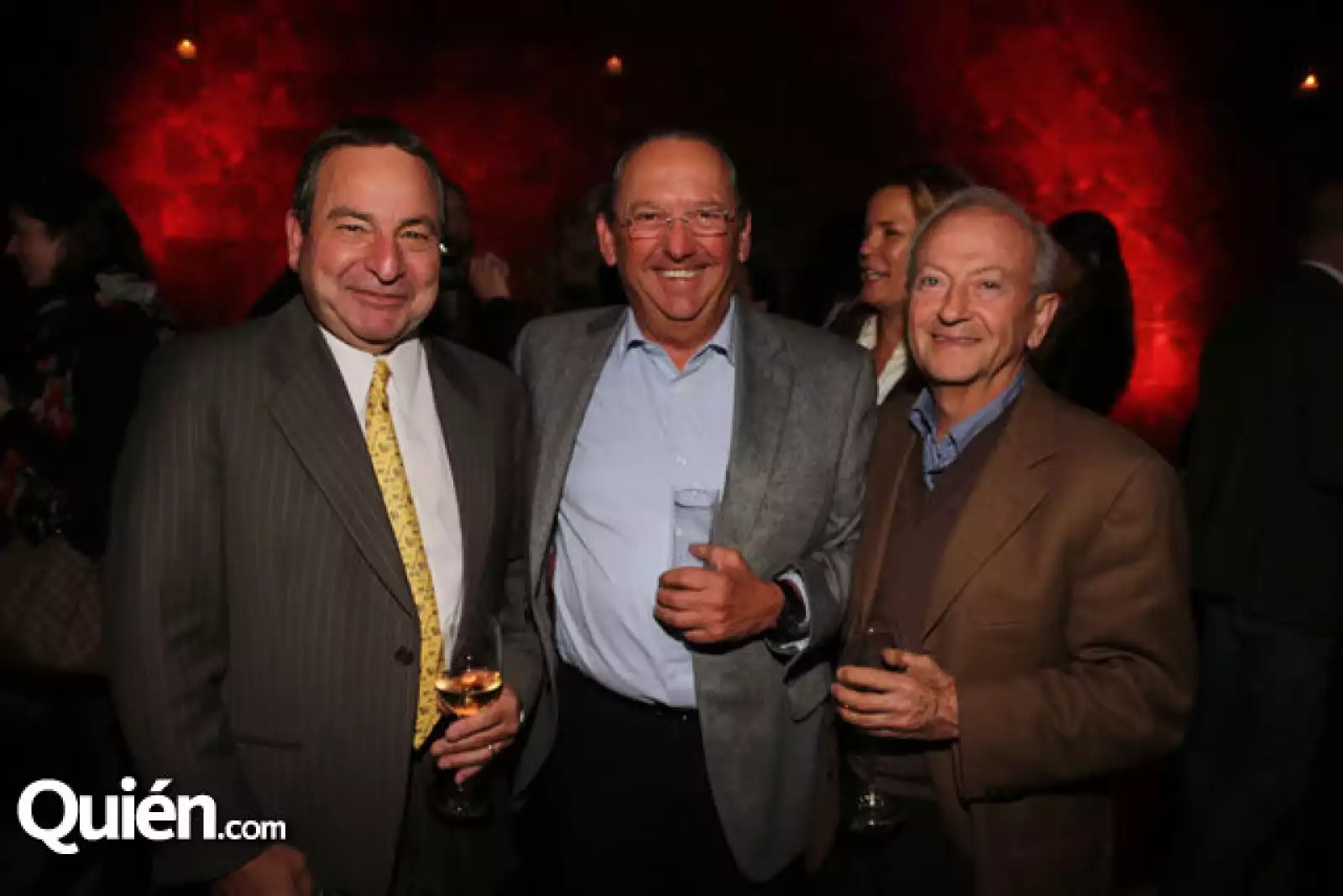 José Antonio Rivero, Rodolfo García Muriel y Miguel Mestre