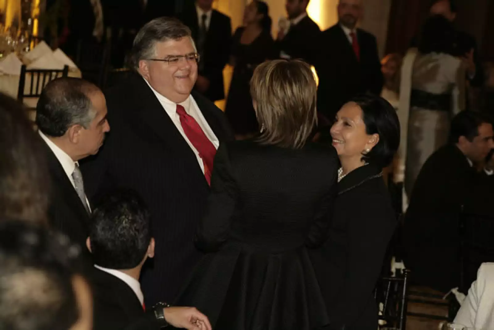 Cena Sarkozy en Palacio Nacional