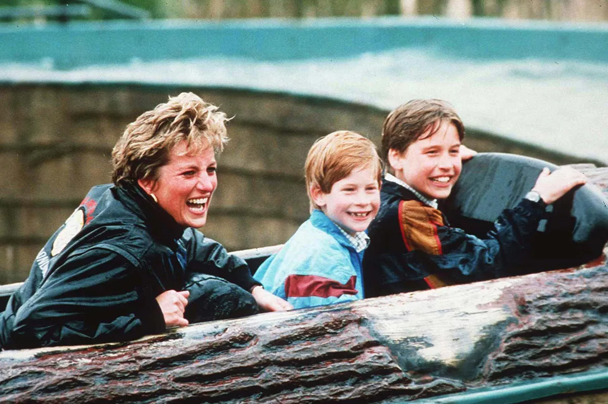 PRINCESS DIANA AT THORPE PARK, BRITAIN - ARP 1993