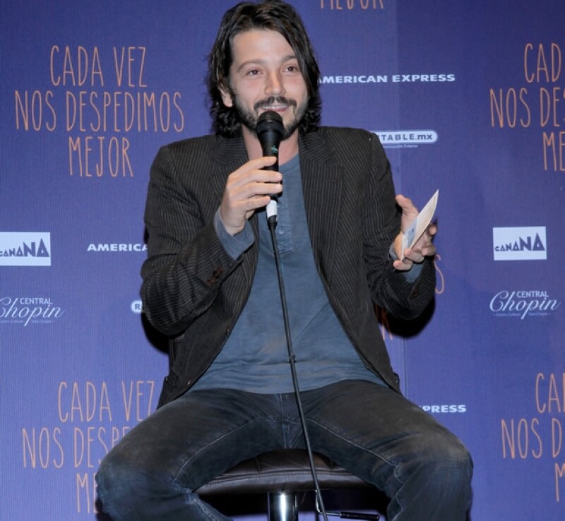 Diego Luna presentó la obra de teatro a principios de noviembre.