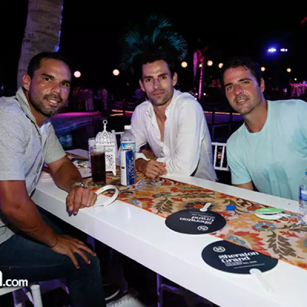 Alejandro Falla,Santiago Giraldo y Sergio Perez