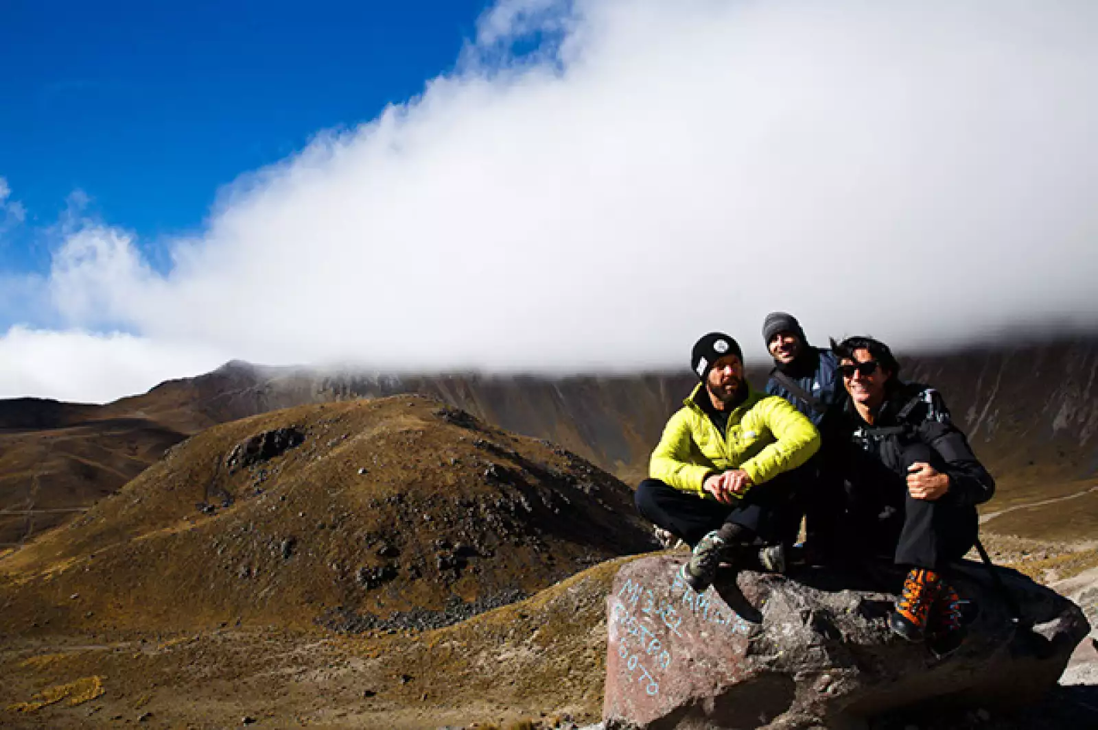 Alejandro Lukini,Germán Anaya y Miguel Álvarez