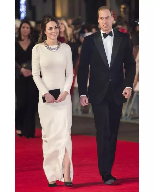 Los duques a su llegada al Odeon Leicester Square en Londres cuando aún no eran informados sobre la triste noticia.