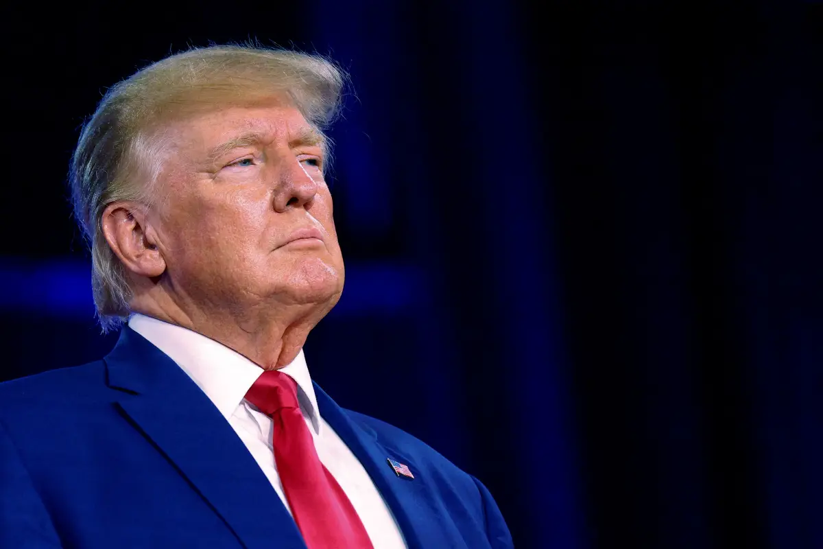 El ex presidnete de Estados Unidos, Donald Trump, en la última convención conservadora. 