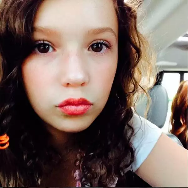 Mía Rubín Legarreta en una selfie.