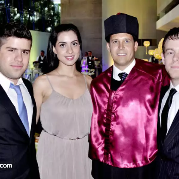 Jesús Correa, Anaís Fitch, Santiago Vera y Juan José Gómez