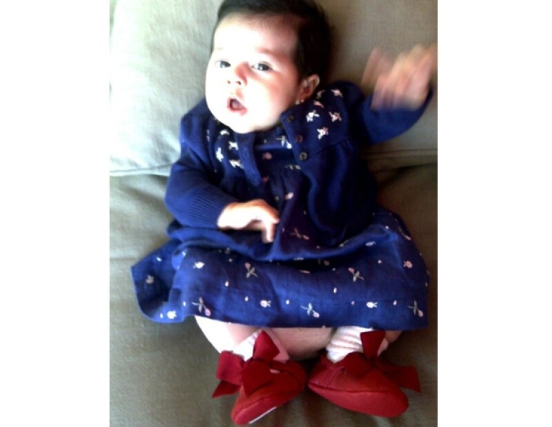 Tiene dos meses de nacida y ya está al último grito de la moda.