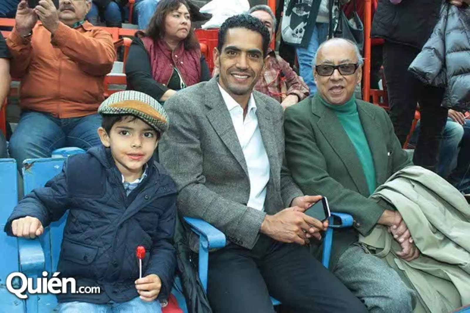 Manolo,Ignacio Jr. e Ignacio Garibay