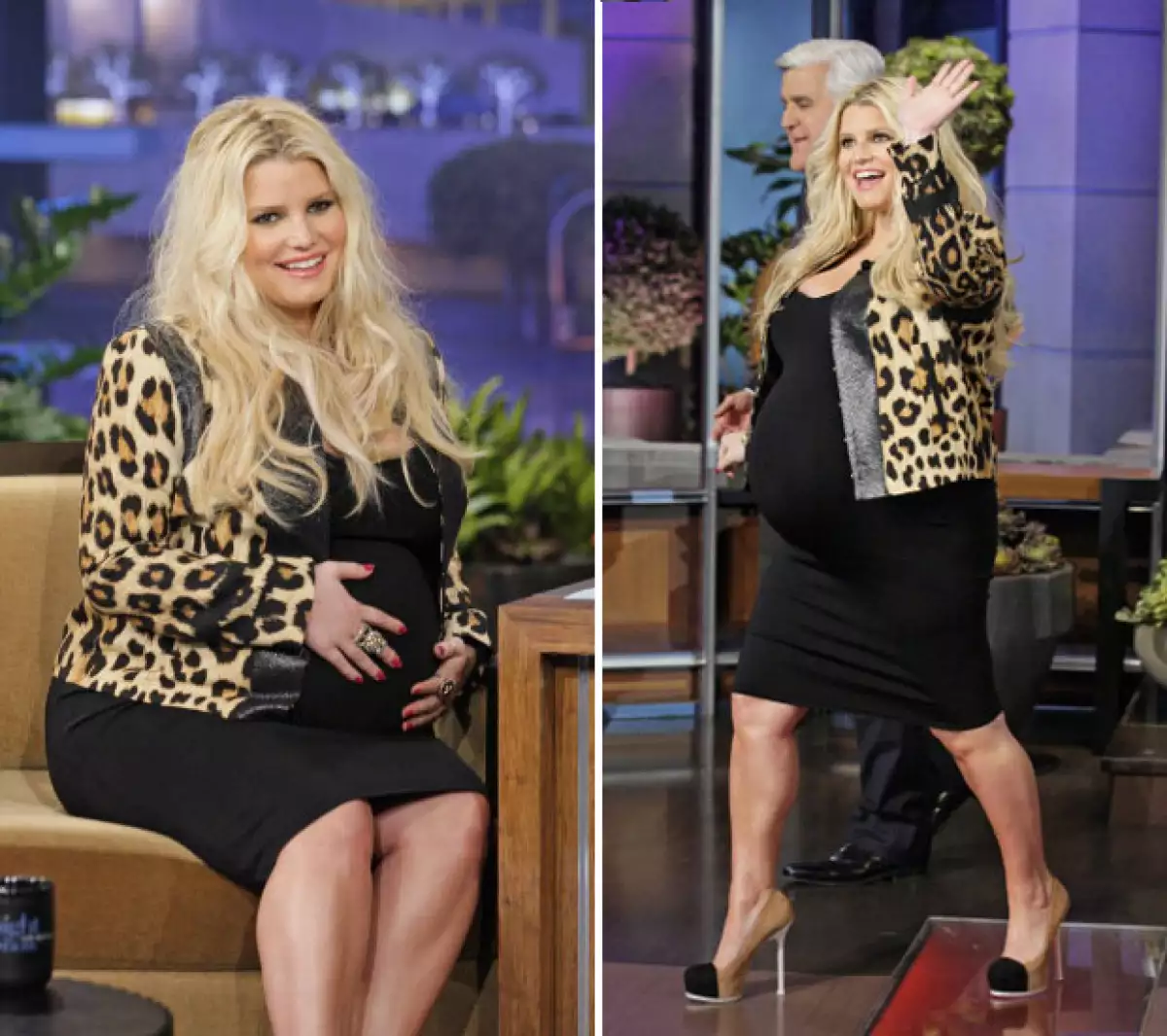 Así se veía Jessica en 2012 meses antes de dar a luz a su primer bebé.