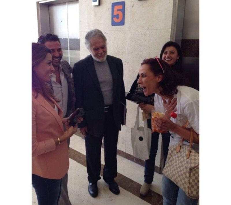 En una de sus visitas a Televisa a principios de octubre pasado Eva y Pepe se encontraron con Consuelo Duval quien compartió una imagen del momento y aprovechó para manifestarle su admiración a la actriz.