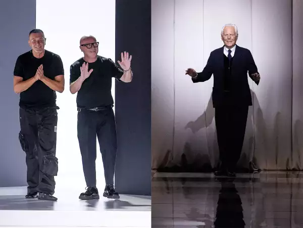 dolce gabanna giorgio armani