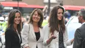 Catherine Middleton Arrives At The Goring Hotel