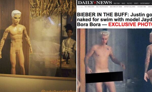 Las fotos tomadas del cantante sin ropa circularon por la red causando miles de comentarios y memes.