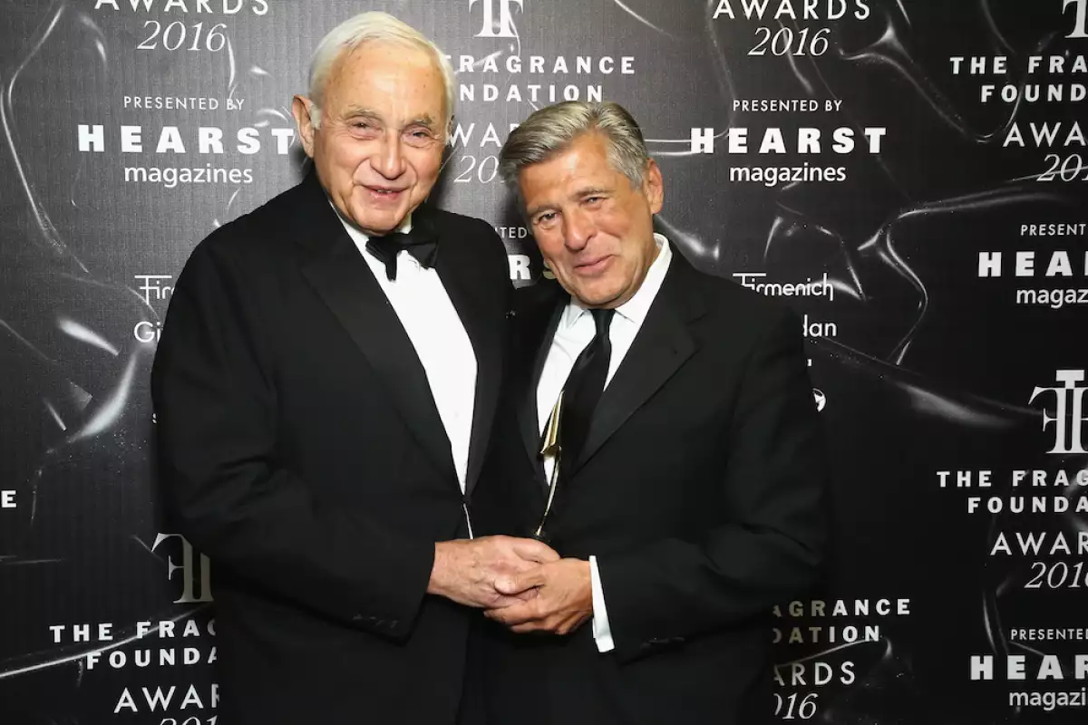 Les Wexner y Ed Razek