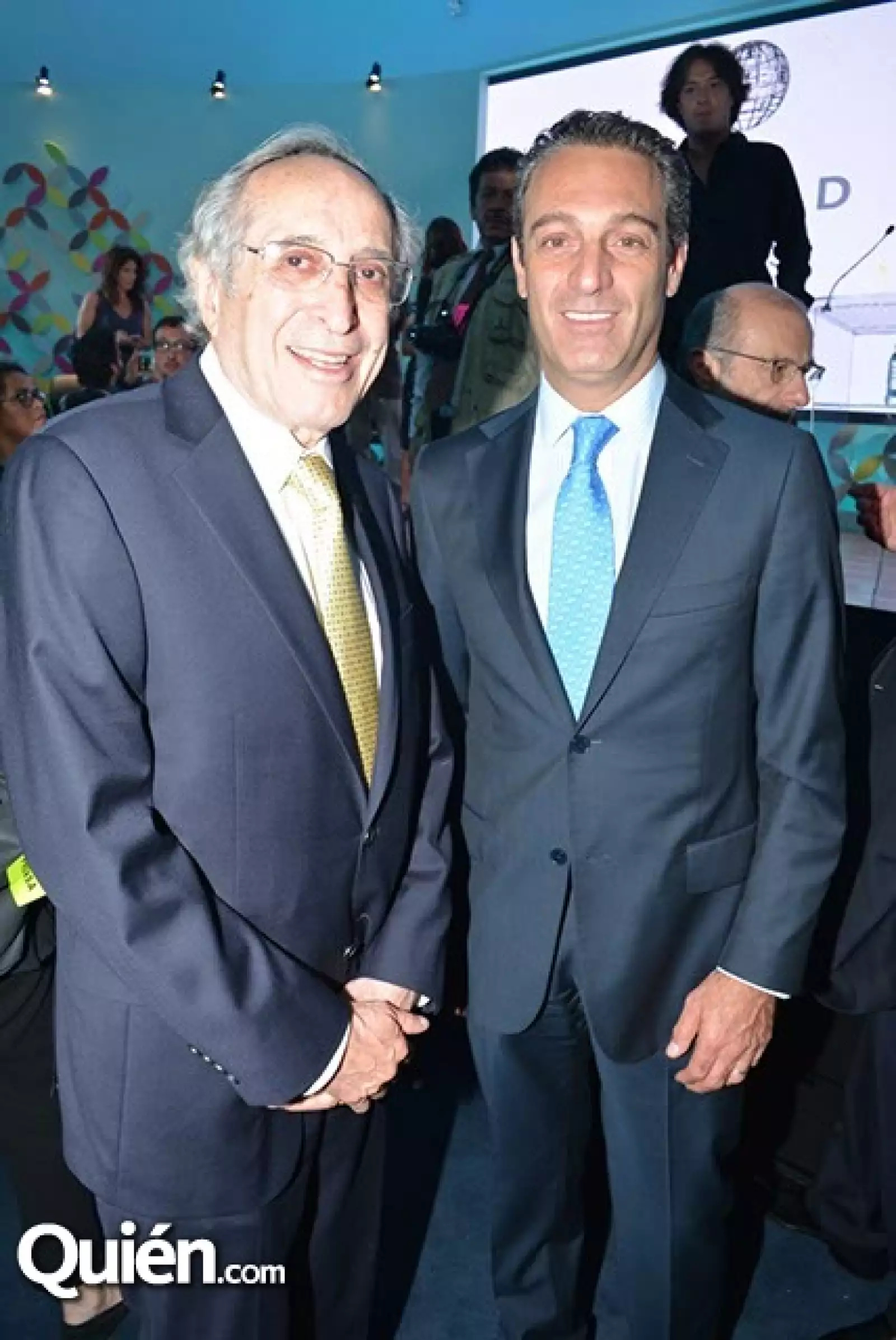 David Kershenobich Stalnikowitz y Carlos Slim Domit.