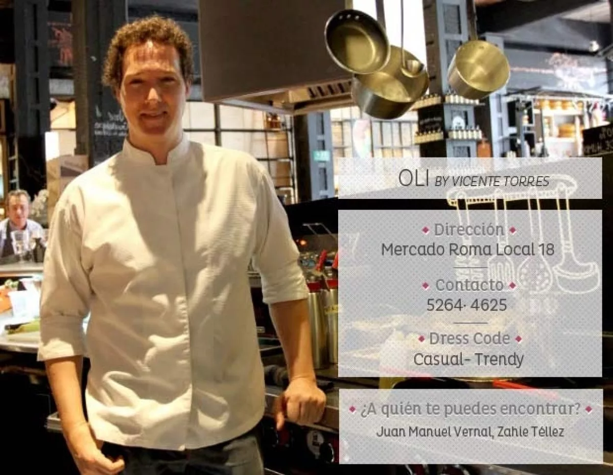 El chef Vicente Torres en el `Oli´.