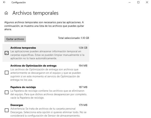 Archivos temporales