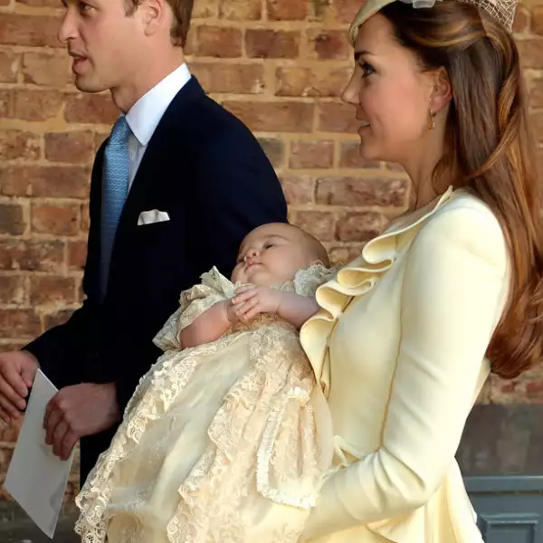 Bautizaron a George en El Palacio de St. James.