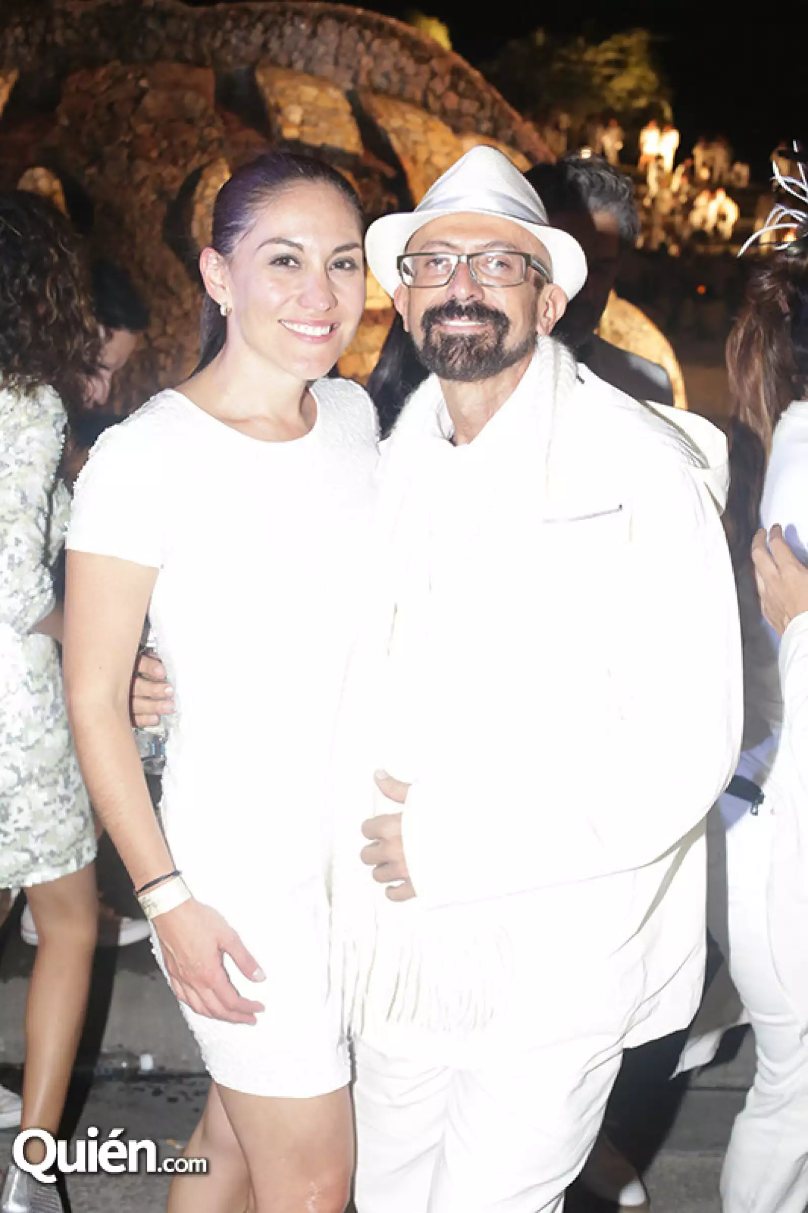 Elya García Lourdes y Óscar Román