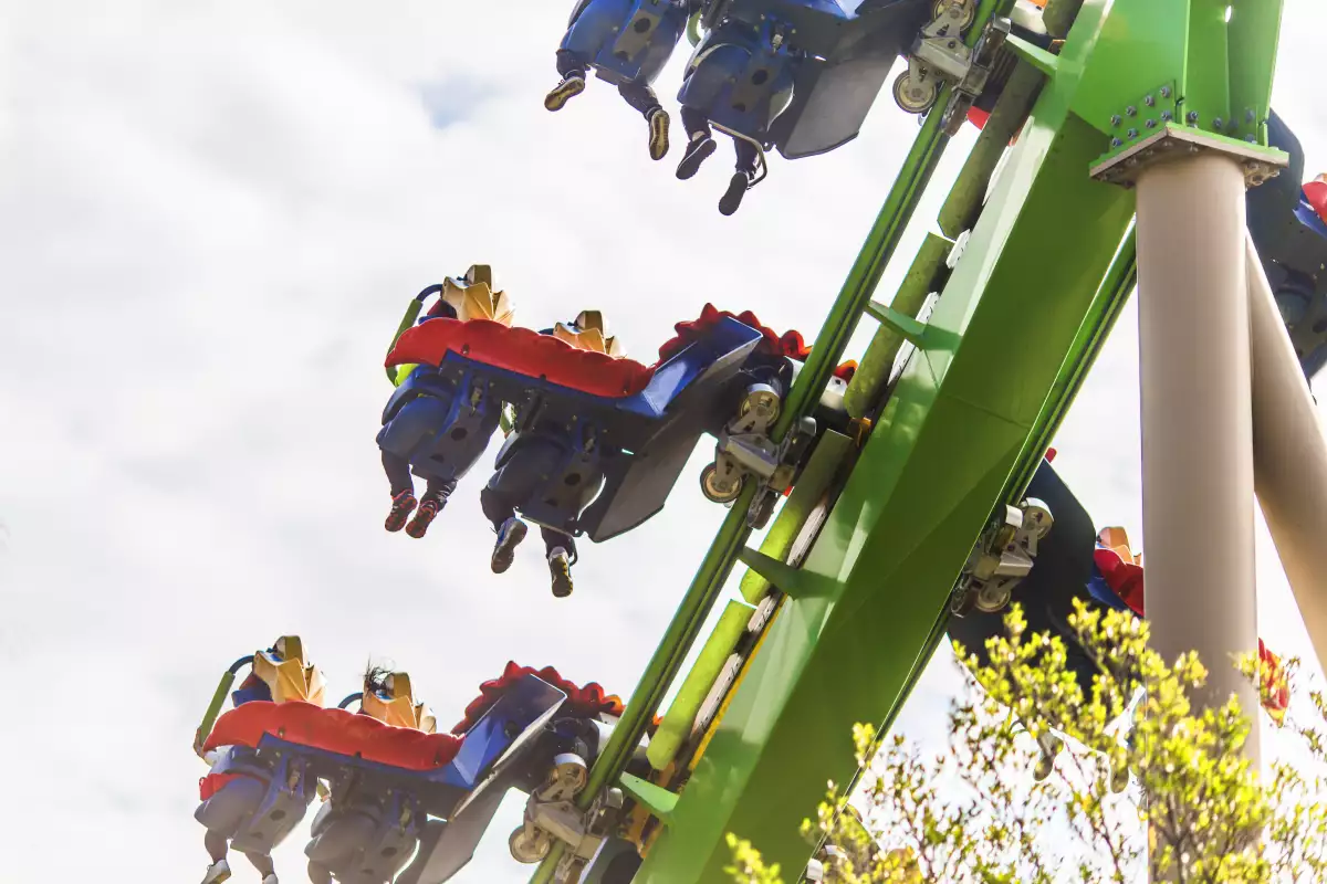 roller coaster en Six Flags