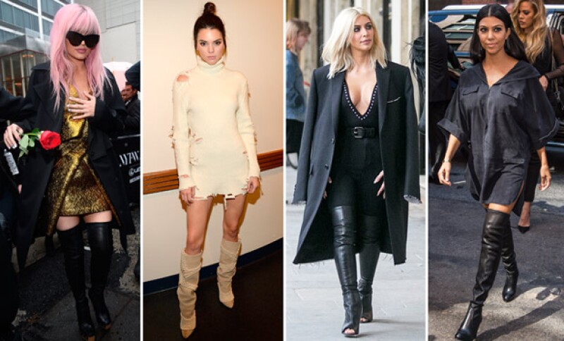Botas altas con mini faldas, faldas midi o jeans súper austados son también una tendencia dentro de las estrellas de reality.