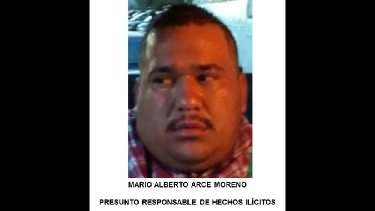 Mario Arce, presunto líder de un grupo delictivo que operaba en tres estados del norte del país