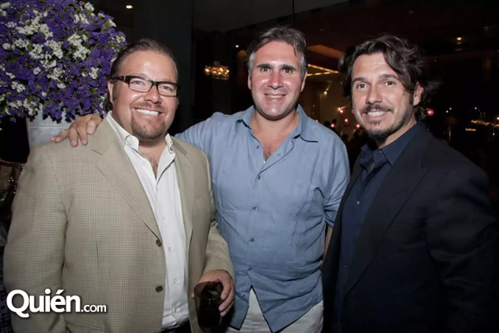 Marco Pliego, Edgar Pereda y Rolly Pavia