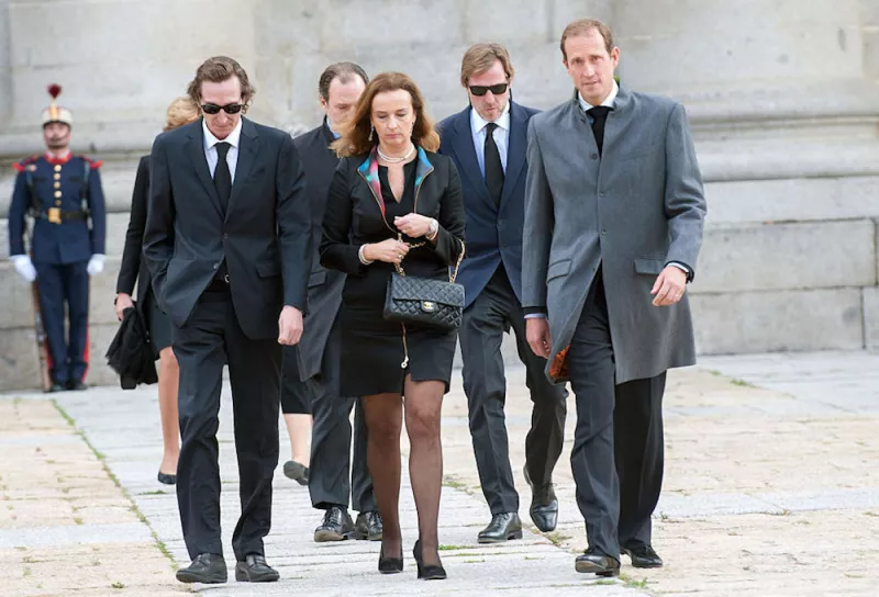 Spanish Royals Attend Corpore Insepulto Mass For Carlos de Borbon dos Sicilias