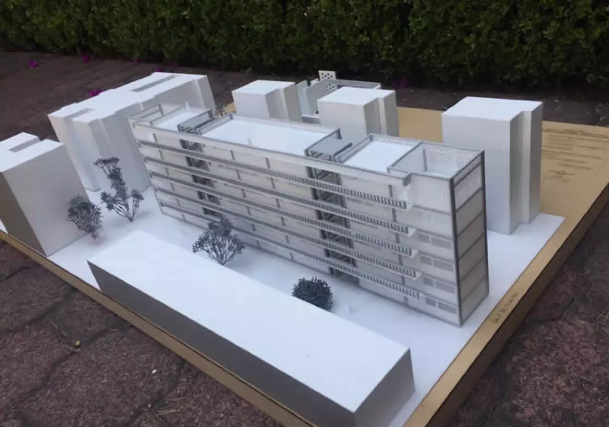 multifamiliar tlalpan maqueta reconstruccion