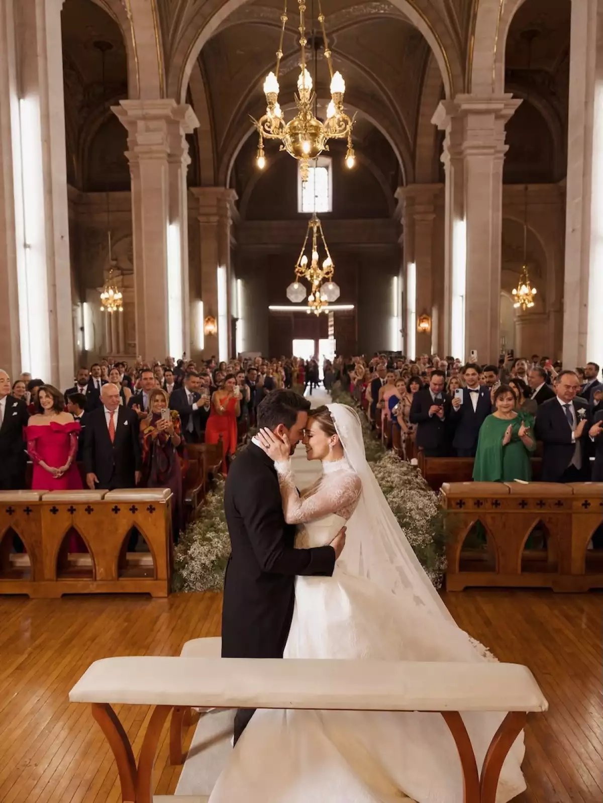 Imagen de la boda religiosa de Mane de la Parra y Ligia Uriarte